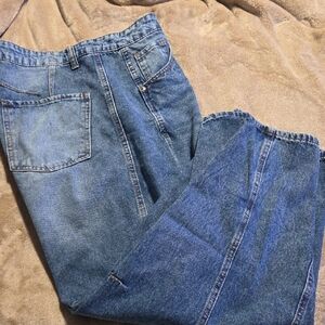 Classic Barrel Blue Denim Jeans